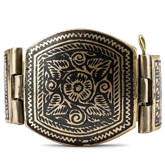 Post Medieval Enamelled Bronze Bracelet