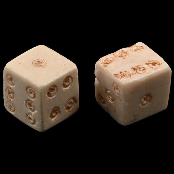 Marble Gaming Dice Pair