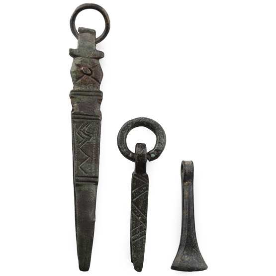 Roman Bronze Tweezers Collection