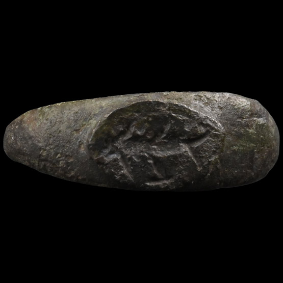 Roman Early Christian Bronze Ring with Fish