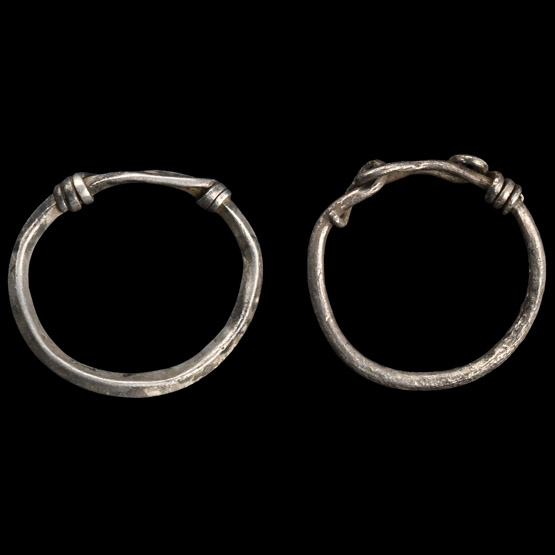 Viking Age Silver Earring Group