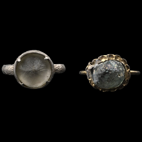 Post Medieval Silver Ring Group