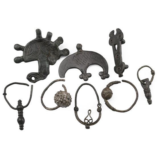 Migration Period Bronze Fragment Group