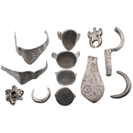Roman to Medieval Silver Fragment Collection