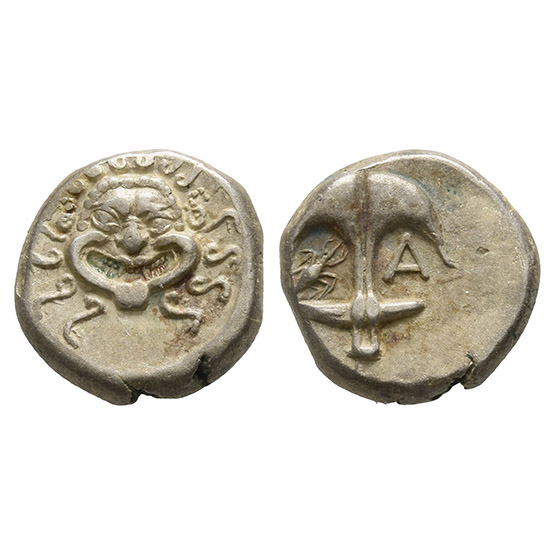 Thrace, Apollonia Pontika AR Drachm.