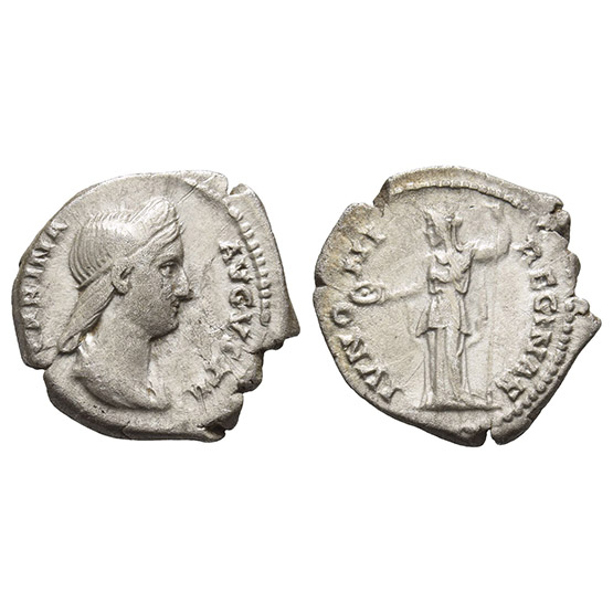 Sabina, Augusta AR Denarius.