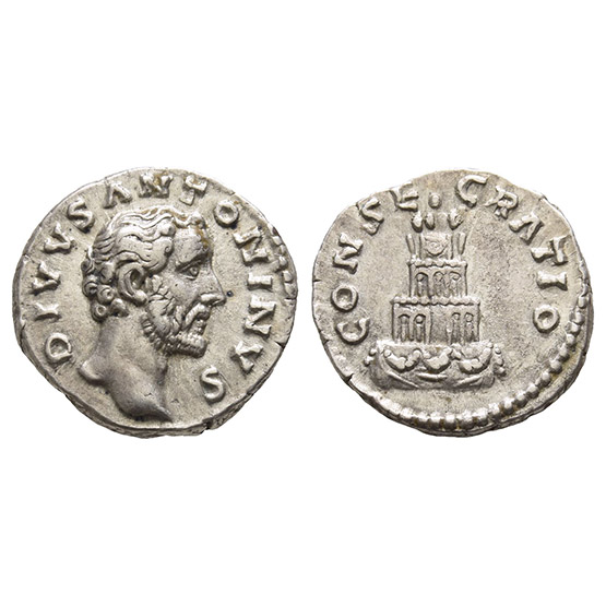 Divus Antoninus Pius AR Denarius.