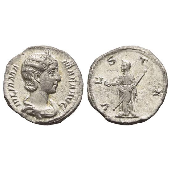 Julia Mamaea, Augusta AR Denarius.
