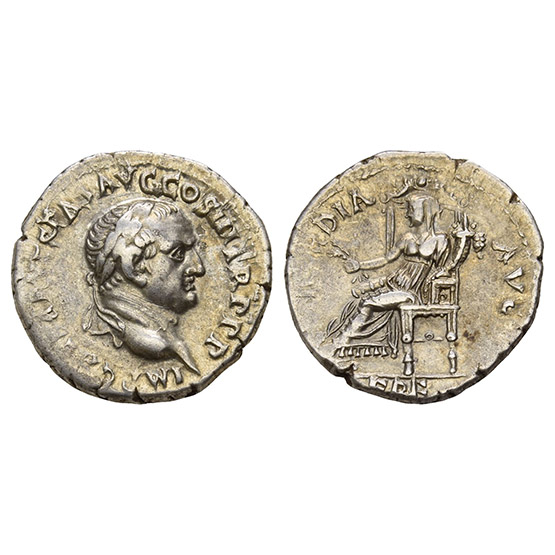 Vespasian AR Denarius.