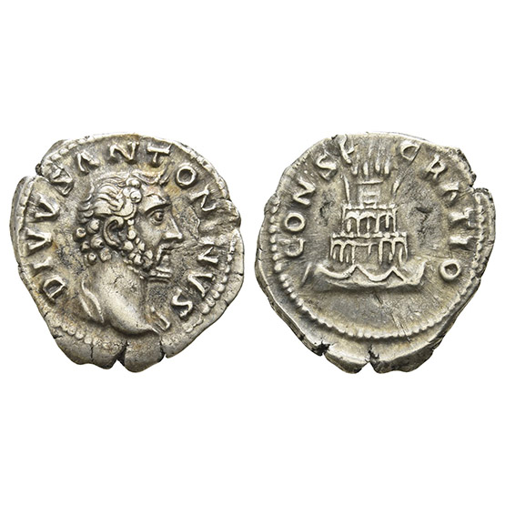 Divus Antoninus Pius AR Denarius.