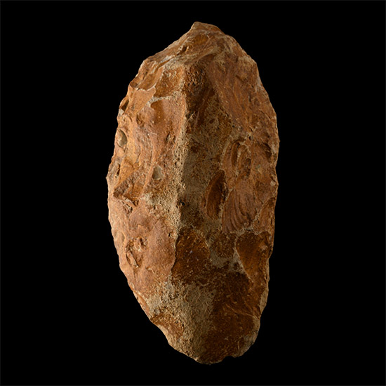 Huge Stone Age Acheulean Ovate Flint Handaxe