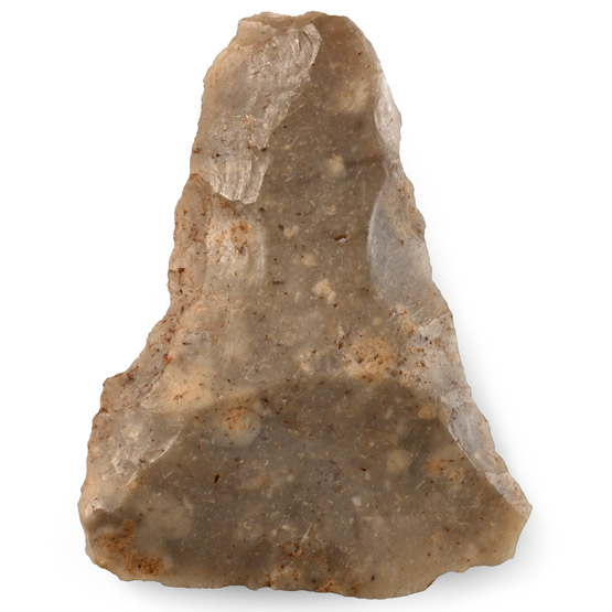 British Stone Age Chisel Tip Flint Arrowhead from Farnham