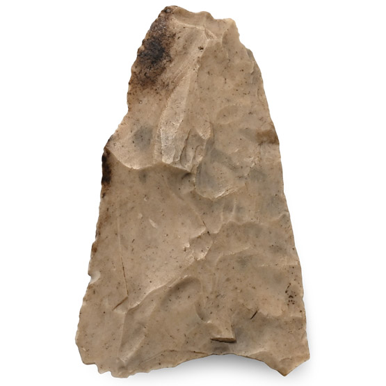 British Stone Age Hollow Based Flint Arrowhead from Farnham