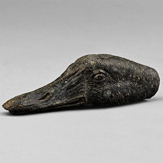 Greek Bronze Ducks Head