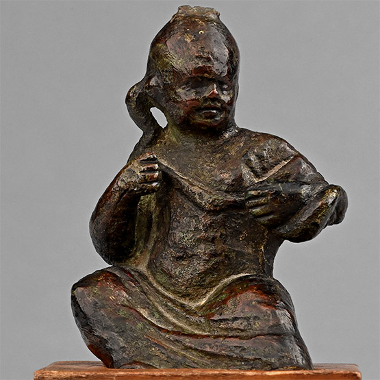 Roman Bronze Statuette of the God Harpocrates