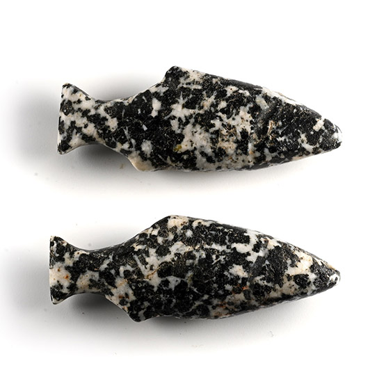 Proto-Sumerian Diorite Fish Pair
