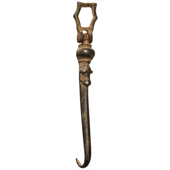 Medieval Articulated Silver Dress Hook