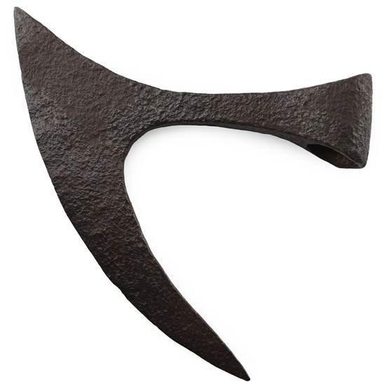 Viking Hooked Iron Axehead
