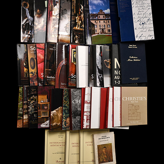 Sothebys, Christies and Other American, English and European Antique and Interiors Art Auction Catalogues - 40 Titles