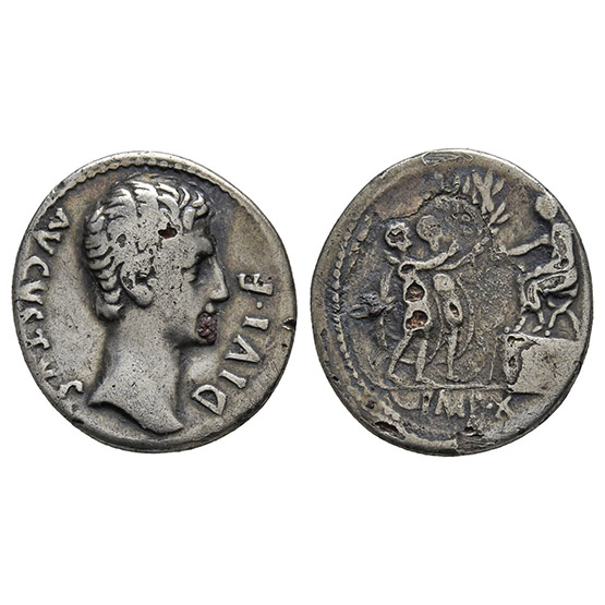 Augustus Fourrée Denarius.