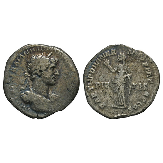 Hadrian AR Denarius.