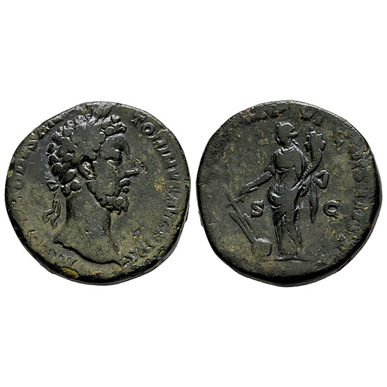 Commodus AE Sestertius.