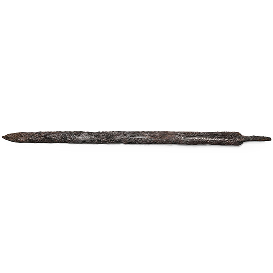Merovingian Iron Pattern-Welded Sword