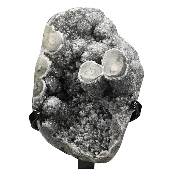 Druzy Quartz Geode Display