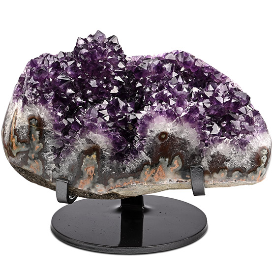 Amethyst Crystal Geode Display