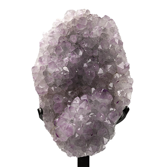 Large Amethyst and Quartz Crystal Display