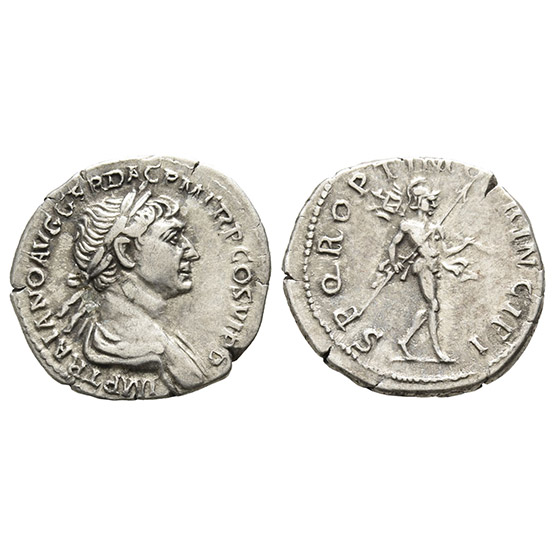 Trajan AR Denarius.