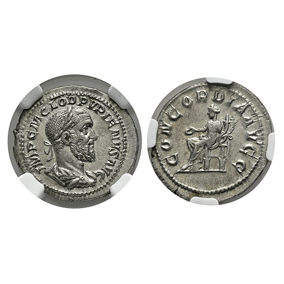 Pupienus AR Denarius.