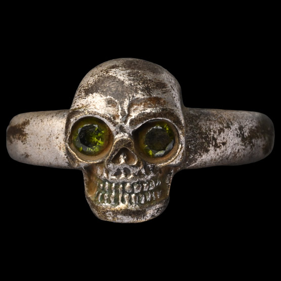 Victorian Silver Skull Ring