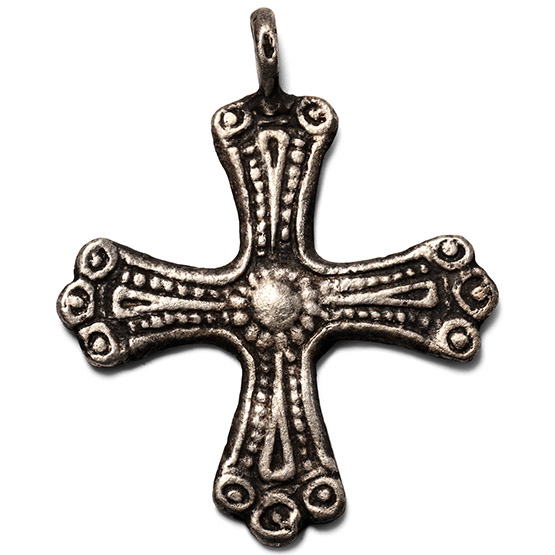 Viking Age Silver Cross Pendant