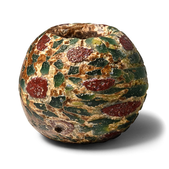 Roman Mosaic Glass Bead