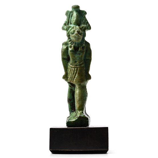 Egyptian Faience Mayhes Amulet