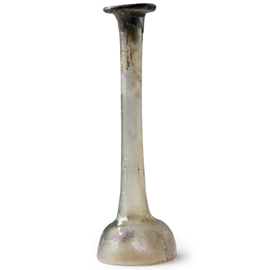 Roman Tall Glass Flask
