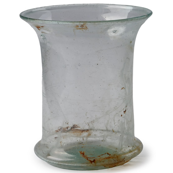 Roman Pale Green Glass Cup