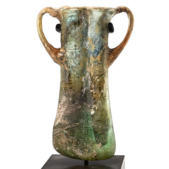 Roman Glass Double Balsamarium