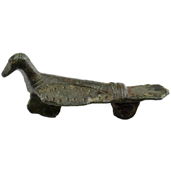 Roman Bronze Bird Brooch