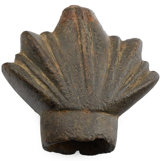 Large Medieval Bronze Dagger Pommel
