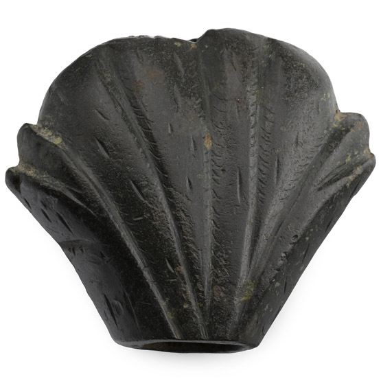 Large Medieval Bronze Dagger Pommel