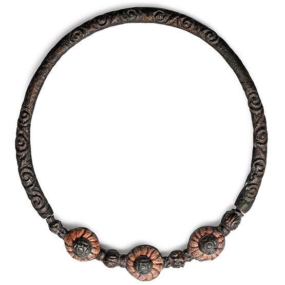 French Celtic Bronze Neck Torc