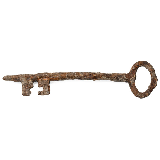 Very Large Post Medieval Iron Key