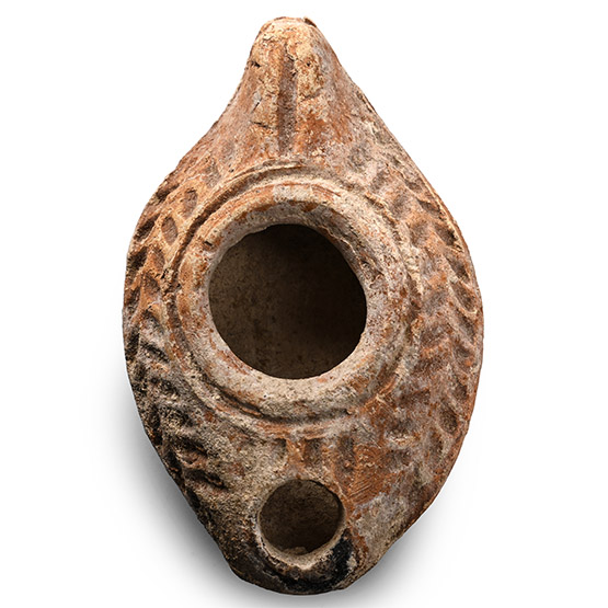 Byzantine Terracotta Oil Lamp