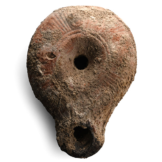 Roman Terracotta Oil Lamp
