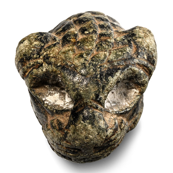 Mesopotamian Stone Lion-Headed Terminal