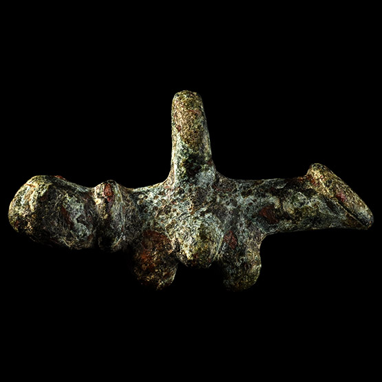 Roman Bronze Phallic Pendant