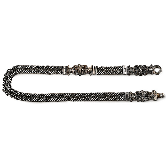 Renaissance Silver Interlinking Necklace