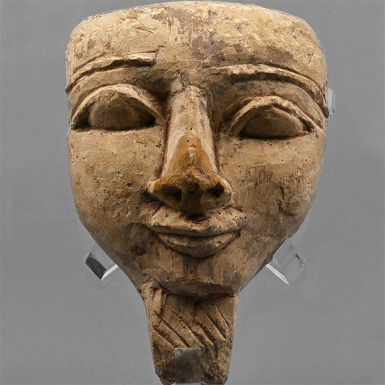 Phoenician Limestone Funerary Mask